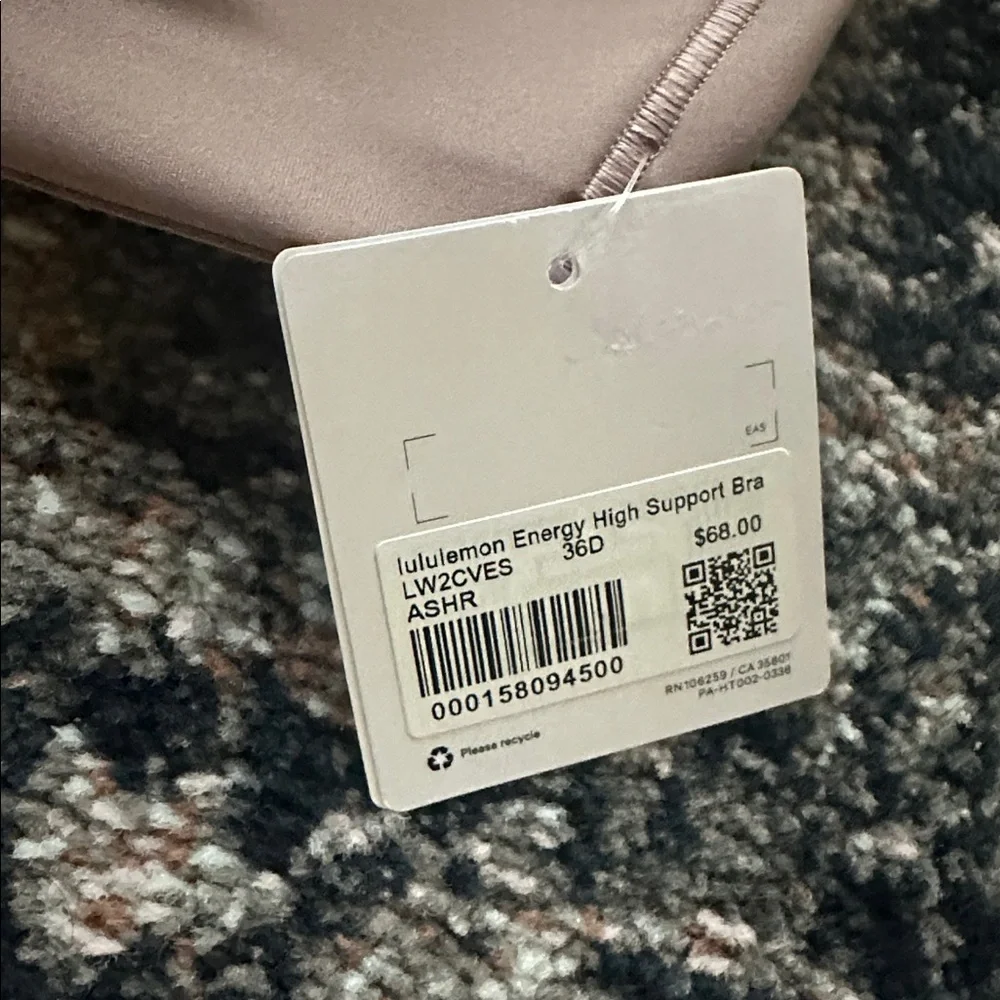 Lululemon Energy High Support Bra - Picture 2 of 4